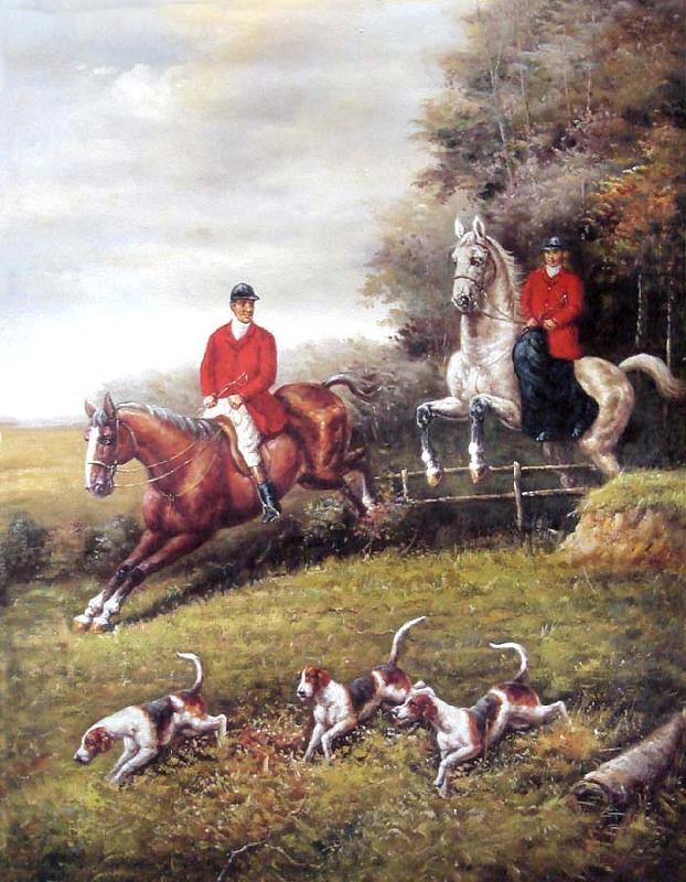 Hunting, unknow artist